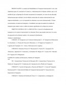 La materia de Modalidades de Transporte Internacional I