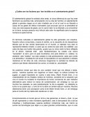 ¿Cuáles son los factores que han incidido en el calentamiento global?