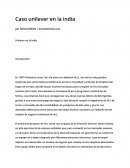 Caso unilever en la india