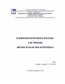 CULTURA ESTRATÉGICA Y PLAN PERSONAL DE VIDA