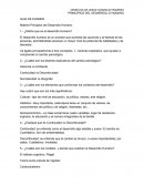 GUIA DE EXAMEN Materia Principios del Desarrollo Humano.