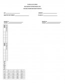 Planilla de basquetbol