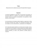 Mejoramiento de la calidad de atención del Hospital SOLCA Guayaquil.