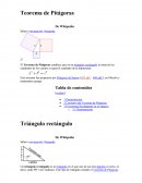 Teorema de Pitagoras.