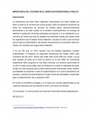 IMPORTANCIA DEL COCESNA EN EL DERECHO INTERNACIONAL PÚBLICO