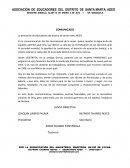 La asociación de educadores del distrito de santa marta ADED