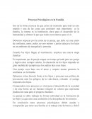 Procesos Psicologicos en la familia