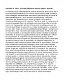 Actividad de Inicio: ¿Para qué reflexionar sobre la práctica docente?