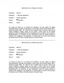 SÍNTESIS DE LA FRANJA DE GAZA