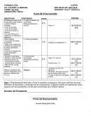 PLAN DE EVALUACION.