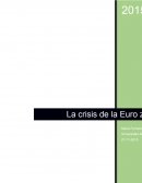 La crisis de la Euro zona