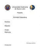 Actividad Integradora Filosofia. Periodo Antropológico
