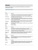 El glosario contiene27 términos en el curso ASPECTOS SANITARIOS EN LA NUTRICION Y LA ALIMENTACION (1130356).