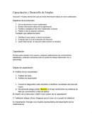 Capacitación y Desarrollo de Empleo