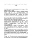 Ventaja competitiva de Arauca (Ensayo)