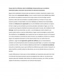 Las reflexiones sobre las habilidades interpersonales