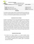 INFORME DE LABORATORIO DE AGUAS