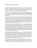Principios de la administración Científica.