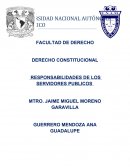 Responsabilidades de los servidores públicos.
