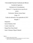 Práctica 2 termodinamica