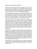 Cultura empresarial de Google