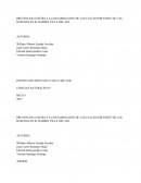 El conocimiento de la concentración exacta de los reactivos.