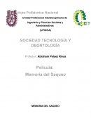 RESUMEN PELICULA MEMORIA DEL SAQUEO