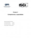 Ensayo 1 Competencias y capacidades
