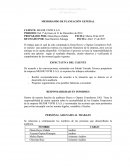 MEMORANDO DE PLANEACIÓN GENERAL