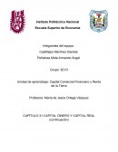 Unidad de aprendizaje: Capital Comercial Financiero y Renta de la Tierra
