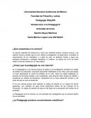 Actividad de inicio pedagogia II