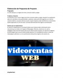 Un sitio web para un negocio de renta, venta de videos y juegos