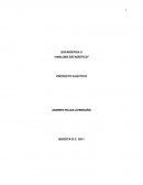 Análisis estadístico. Proyecto electivo