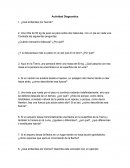 Actividad diagnostica ¿Qué entiendes por fuerza?
