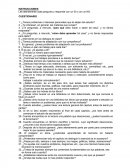 Cuestionario Tecnicas de Estudio.