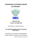 Historia de la arquitectura mesoamericana.