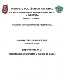 Práctica 1 Mediciones ESIME ICE
