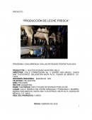 ENSAYO: “PRODUCCIÓN DE LECHE FRESCA”