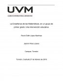 Enseñanza de las matematicas.