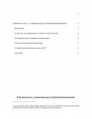 El derecho de Veto y su importancia para el Tribunal Penal.