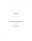 EL TALENTO HUMANO Y SU GESTION.