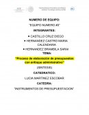Proceso de elaboración de presupuestos con enfoque administrativo
