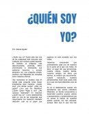 ¿Quién soy yo?