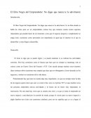 El libro negro del emprendedor.