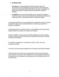 LAS IDEAS ESTÉTICAS DE PLATÓN Y ARISTÓTELES, SU APLICACIÓN A LAS ARTES Y CONSECUENCIAS EN EL MUNDO ANTIGÜO Y EN LA ACTUALIDAD.. Página 3