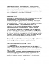 LAS IDEAS ESTÉTICAS DE PLATÓN Y ARISTÓTELES, SU APLICACIÓN A LAS ARTES Y CONSECUENCIAS EN EL MUNDO ANTIGÜO Y EN LA ACTUALIDAD.. Página 7