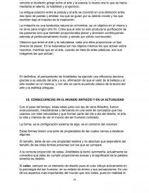 LAS IDEAS ESTÉTICAS DE PLATÓN Y ARISTÓTELES, SU APLICACIÓN A LAS ARTES Y CONSECUENCIAS EN EL MUNDO ANTIGÜO Y EN LA ACTUALIDAD.. Página 14