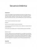 Secuencia didactica clase de historia americana.