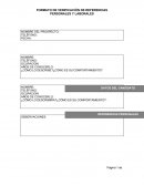 Carta para referencias laborales.