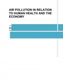 Air pollution in relation to human health and the economy (en ingles)